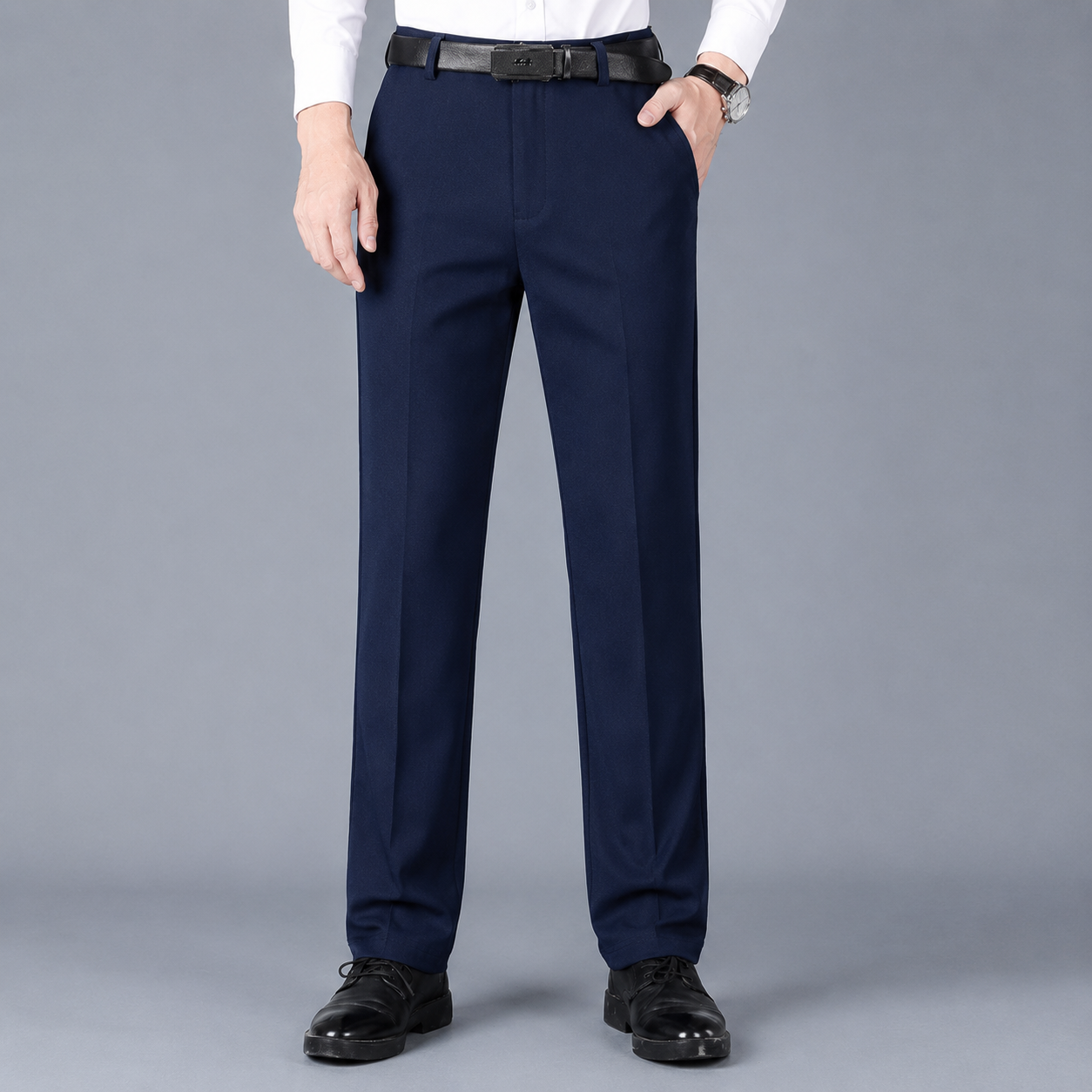 Halvard — Klassische Hochstretch-Casual-Hosen