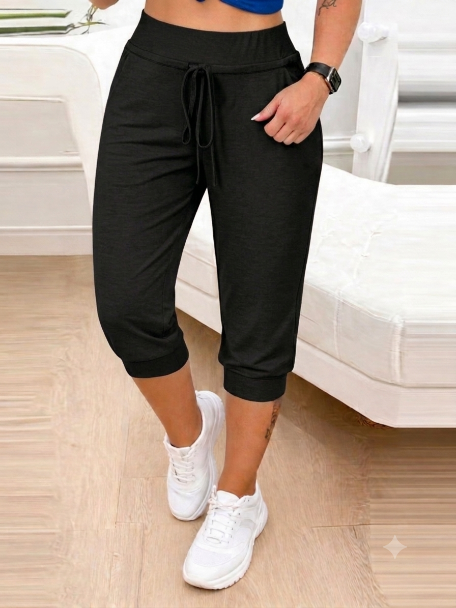 Souplé — Hochtaillierte Slim Stretch Jogger