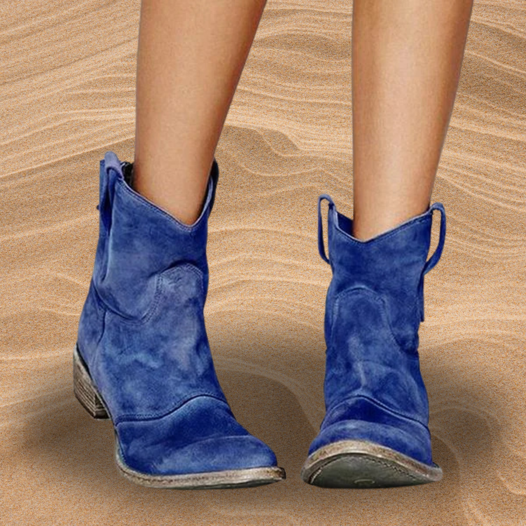 Carlotta — Wildleder Stiefeletten für Frauen