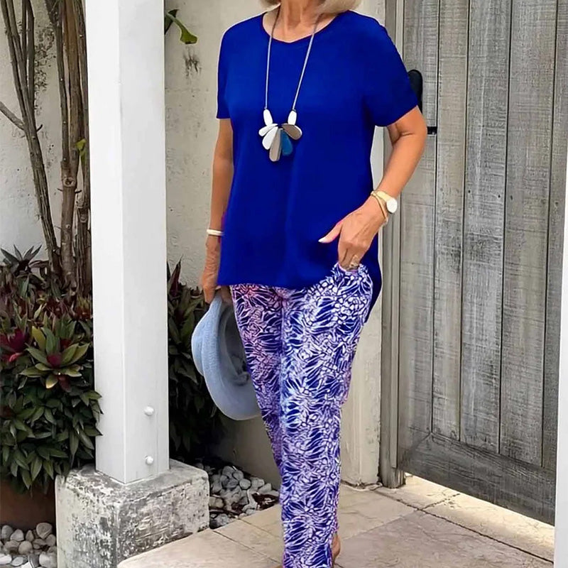 Maria Bedrucktes Zweiteiliges Set