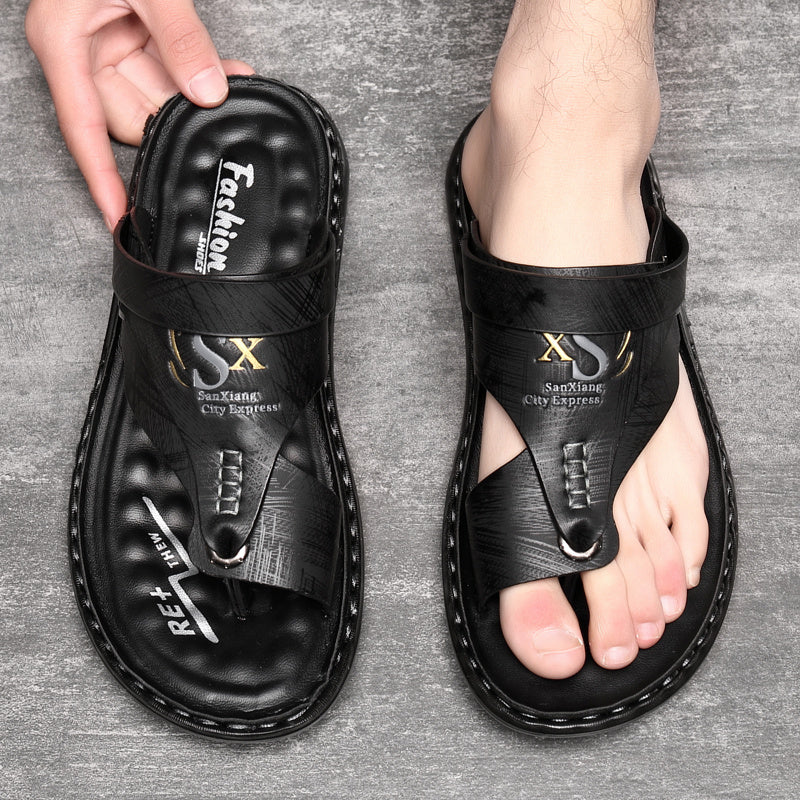 Aldric — Weichleder-Sandalen mit Orthopädischer Stütze