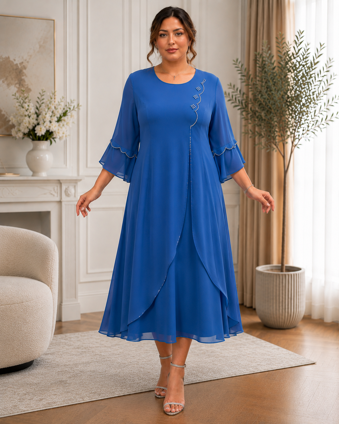 Baltimore — Chiffonkleid