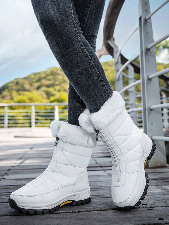 Elowyn — Warme Schneestiefel mit Reißverschluss