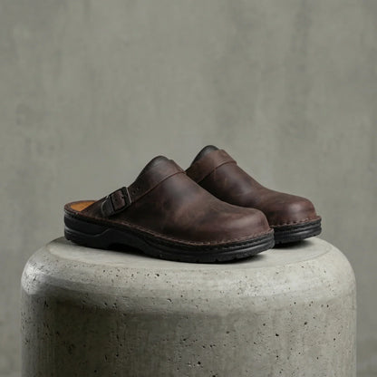 Holverk — Ergonomischer Veganleder Clog für Männer