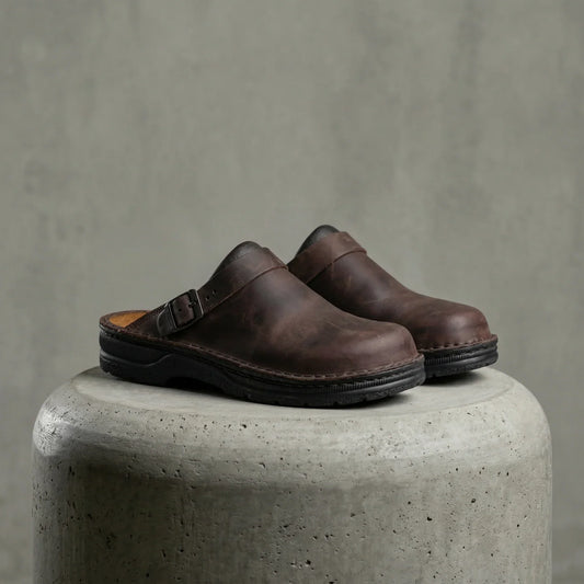 Holverk — Ergonomischer Veganleder Clog für Männer