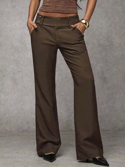 Duna — Hochtaillierte Relaxed Hose