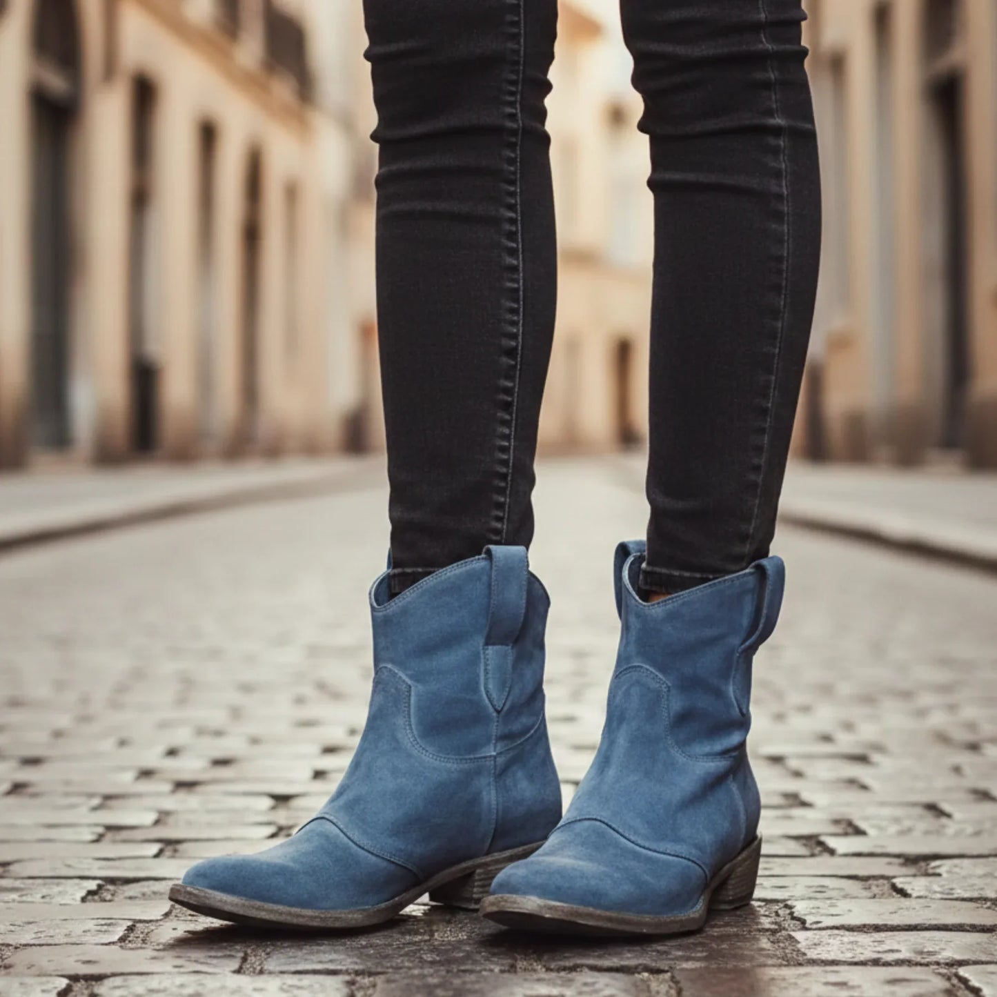 Carlotta — Wildleder Stiefeletten für Frauen