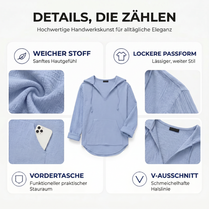 Solveig — Übergroßes Kapuzen Strandkleid