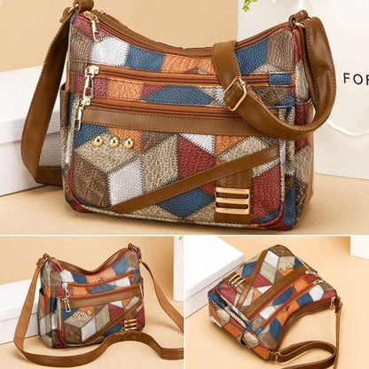 Verabelle — Weiche PU-Leder Tonale Schultertasche