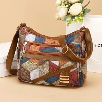 Verabelle — Weiche PU-Leder Tonale Schultertasche