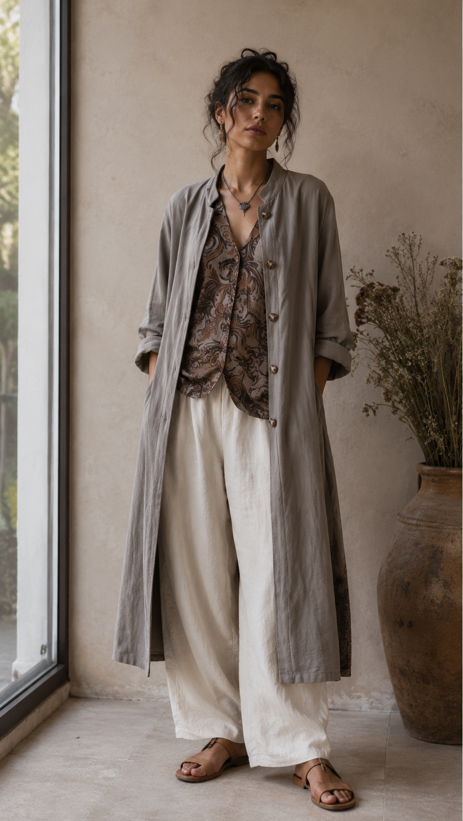 Giulia  —  Fluid Boho Lagen-Drei-Teile-Set