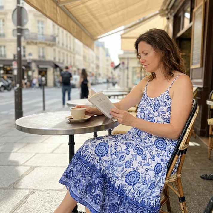 Fleurine — Camisole Slip Dress mit Blumenmuster