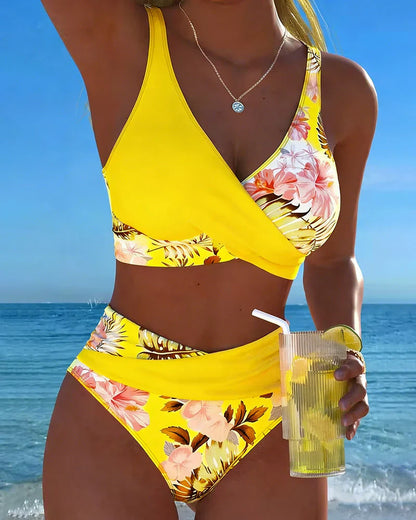 Florèa — Kontrastierendes Blumen-Bikini-Set