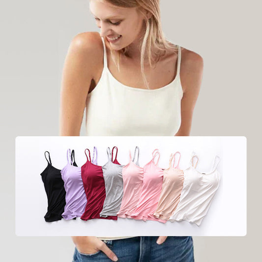 Vellamie — Locker Geschnittenes Camisole mit Integriertem BH