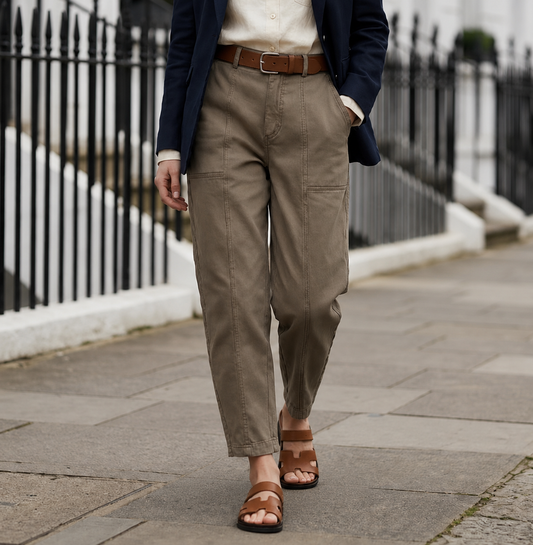 Rosalind — Highwaist Tapered Utility-Hose