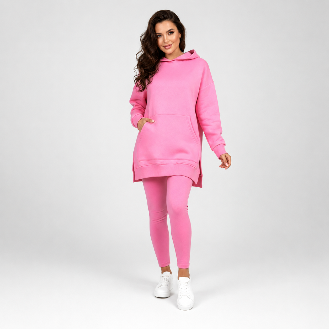 Velvura — Fleece-Hoodie & Jogger-Zwei-Teile-Set