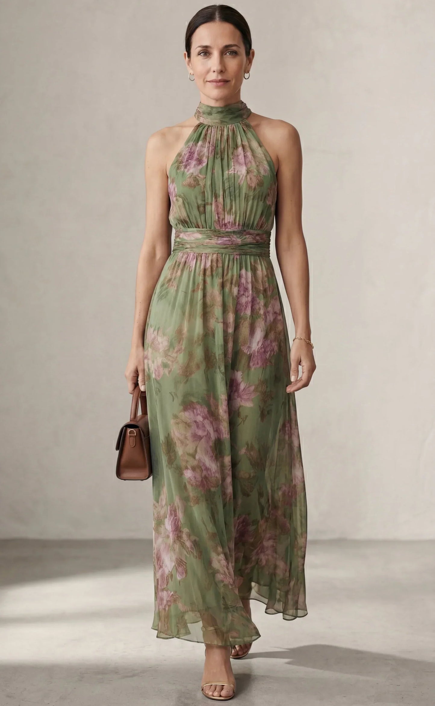 Livia Floral Maxi Kleid