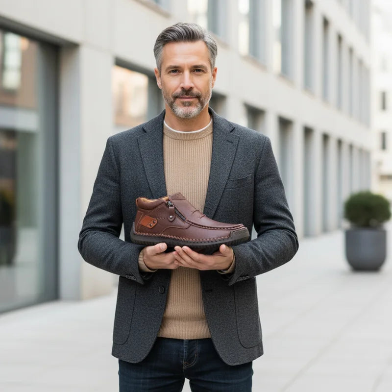 BARTON - Bequeme handgefertigte Lederschuhe