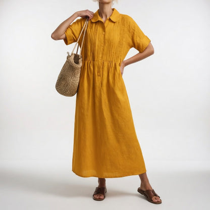Linessa — Fließendes Hemdkleid mit fließender Silhouette