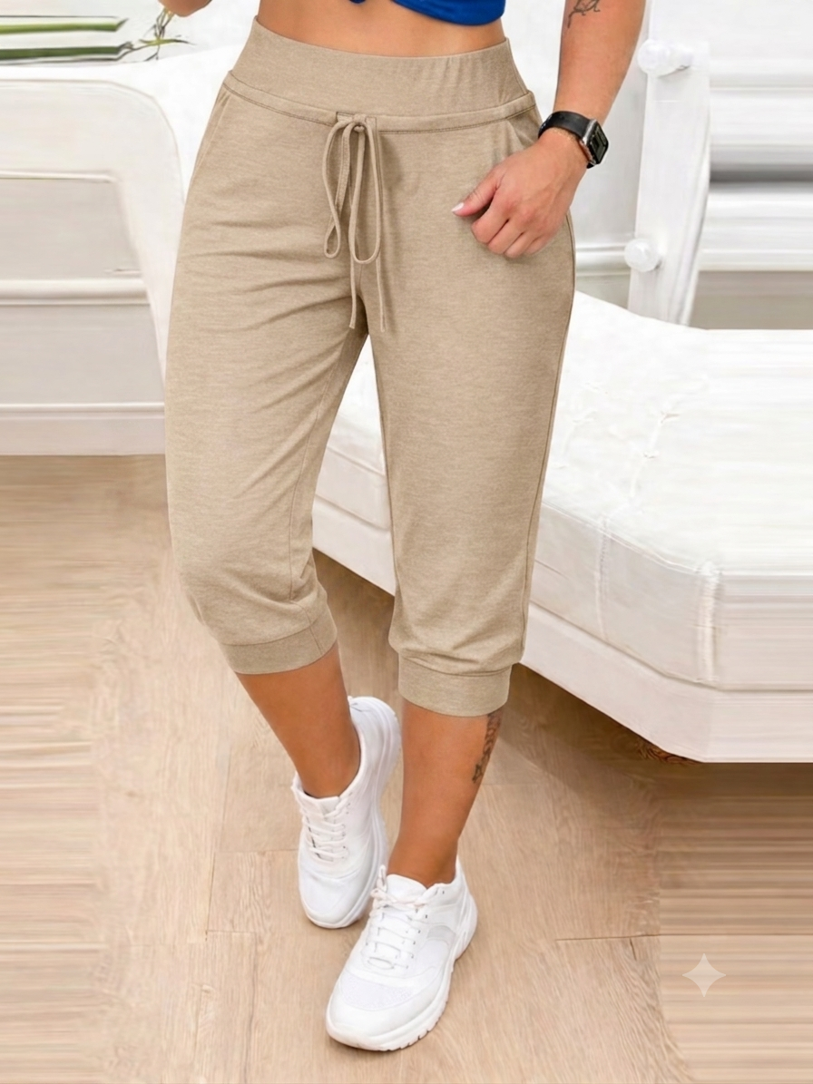 Souplé — Hochtaillierte Slim Stretch Jogger
