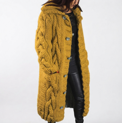 Ondine — Grobstrick-Cardigan-Mantel
