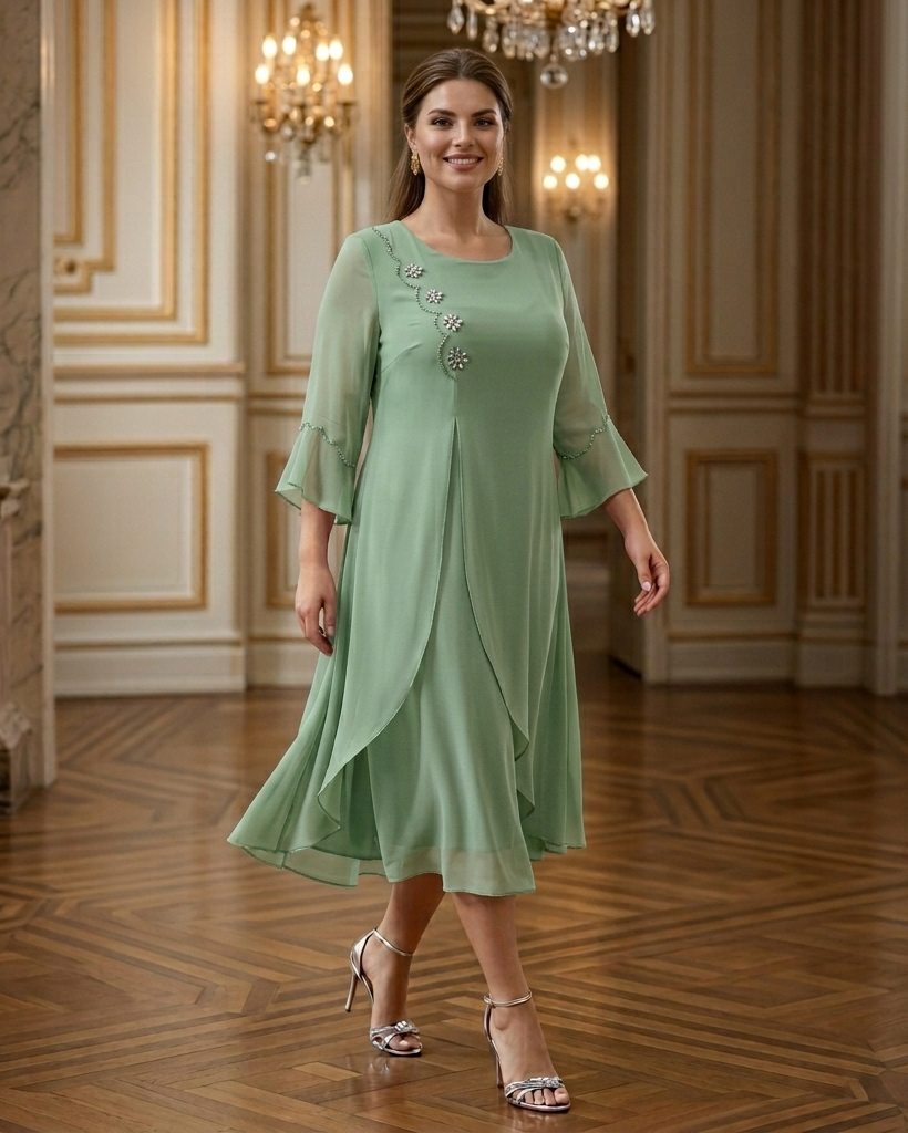 Baltimore — Chiffonkleid