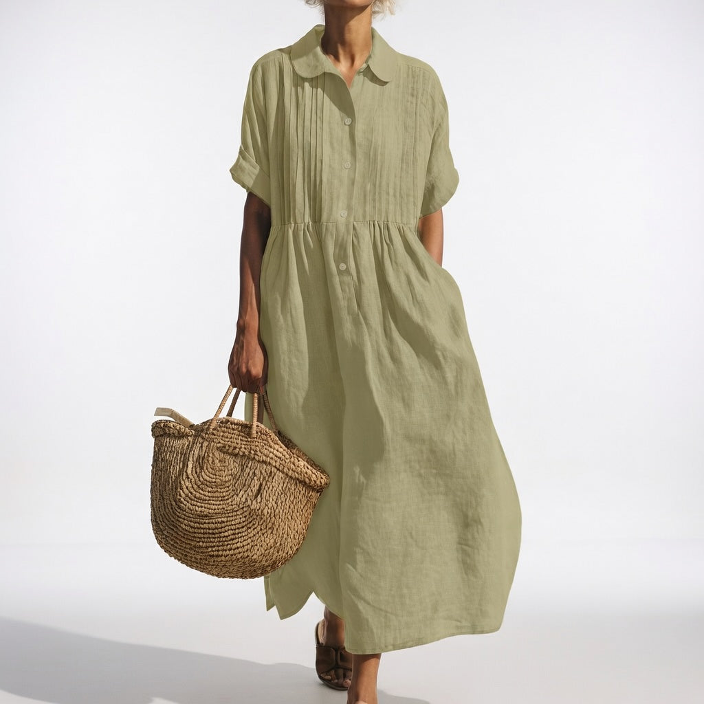 Linessa — Fließendes Hemdkleid mit fließender Silhouette