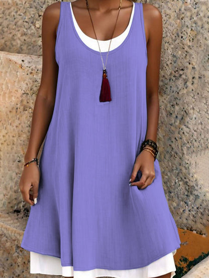 Vesnaya — Trägerloses Sommer-Layering-Kleid