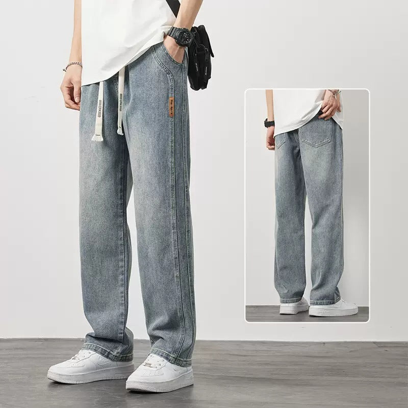 Théorem — Weite Gerade Jeans für Herren