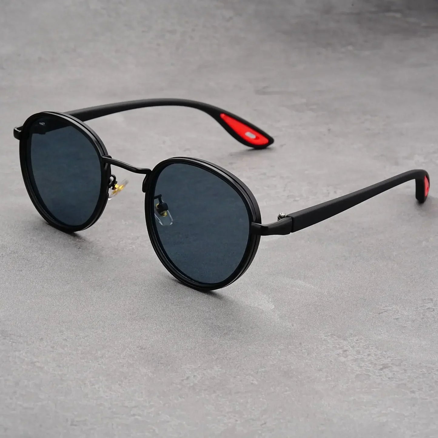 Carson Rift — Vintage Runde Sonnenbrillen