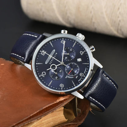 Ardenfort Classic Chronograph Uhr — Lederarmband