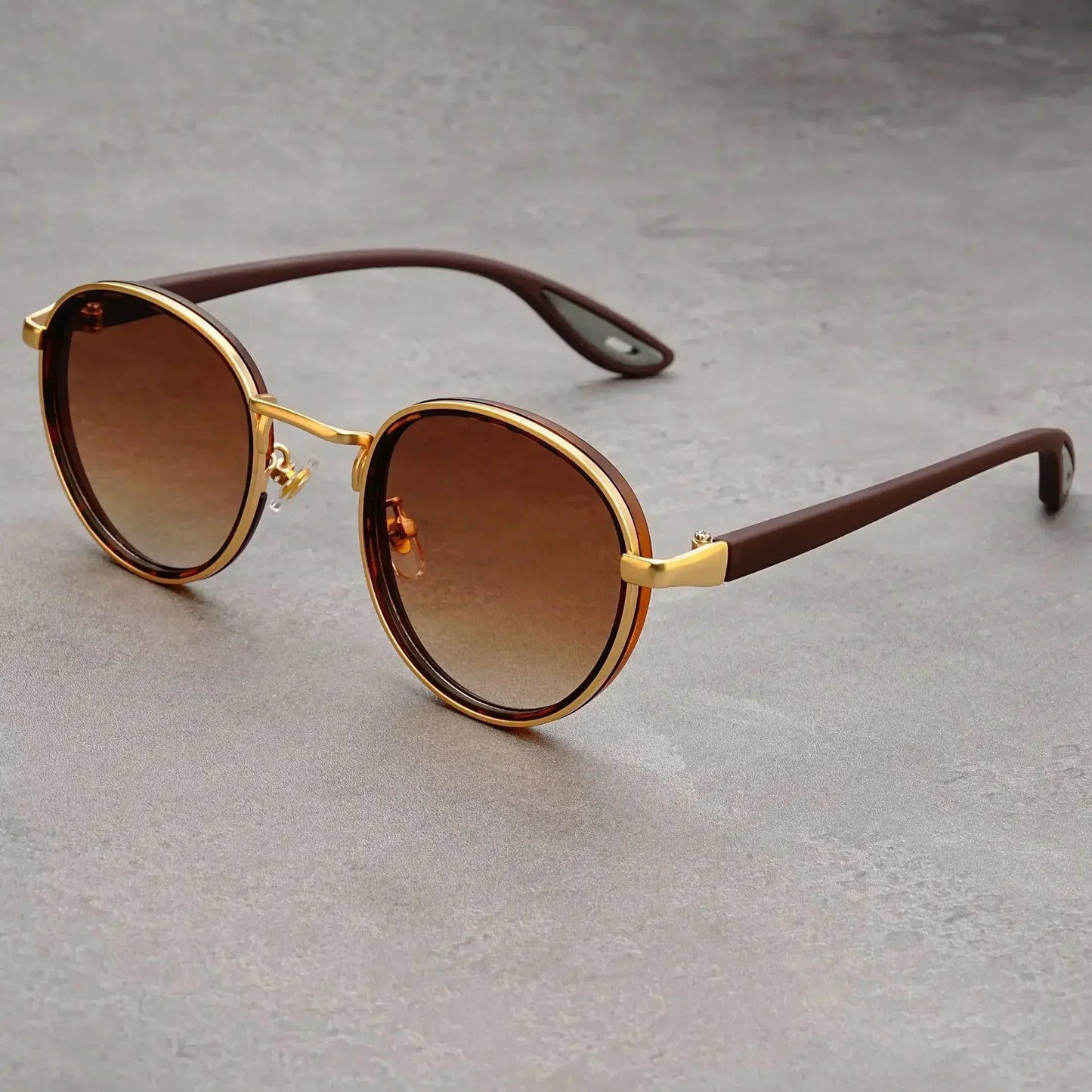 Carson Rift — Vintage Runde Sonnenbrillen