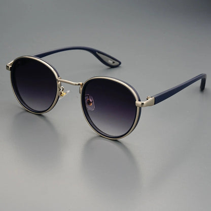 Carson Rift — Vintage Runde Sonnenbrillen