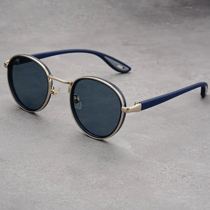 Carson Rift — Vintage Runde Sonnenbrillen