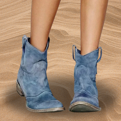 Carlotta — Wildleder Stiefeletten für Frauen