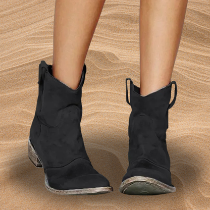 Carlotta — Wildleder Stiefeletten für Frauen