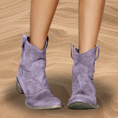 Carlotta — Wildleder Stiefeletten für Frauen