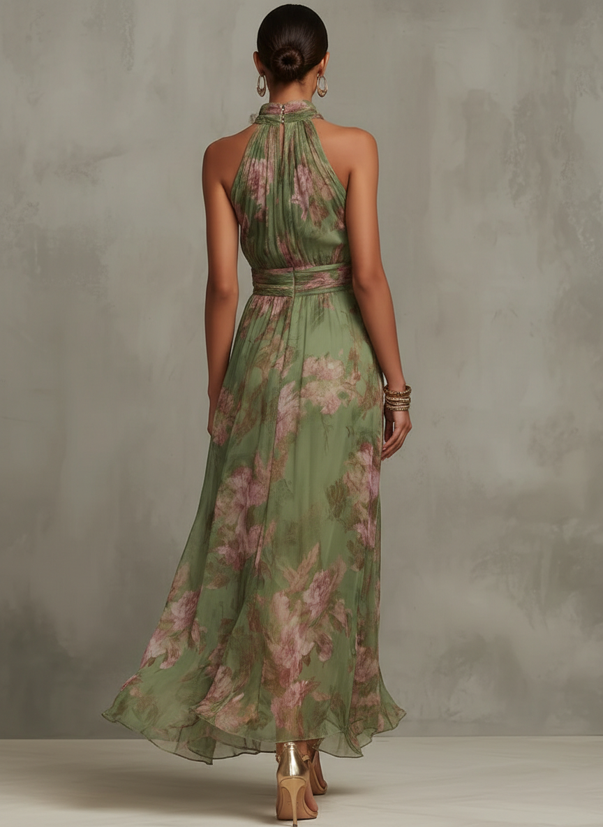 Livia Floral Maxi Kleid