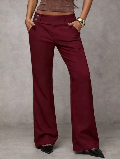 Duna — Hochtaillierte Relaxed Hose