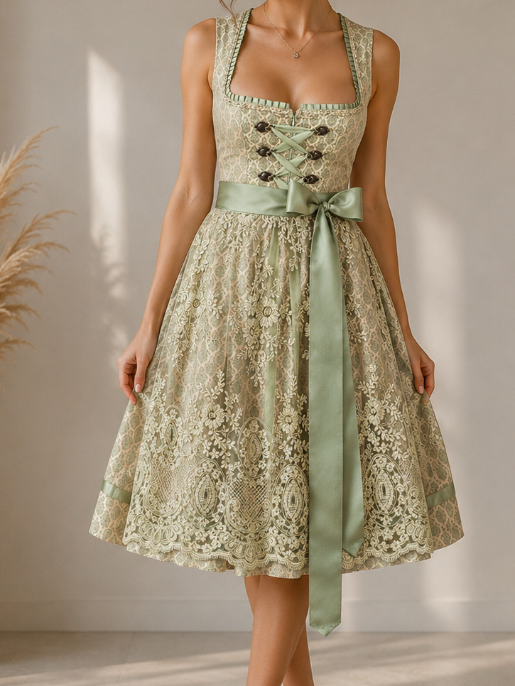 Bea — Rüschenshirt Balconette Dirndl