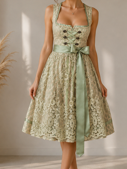 Bea — Rüschenshirt Balconette Dirndl
