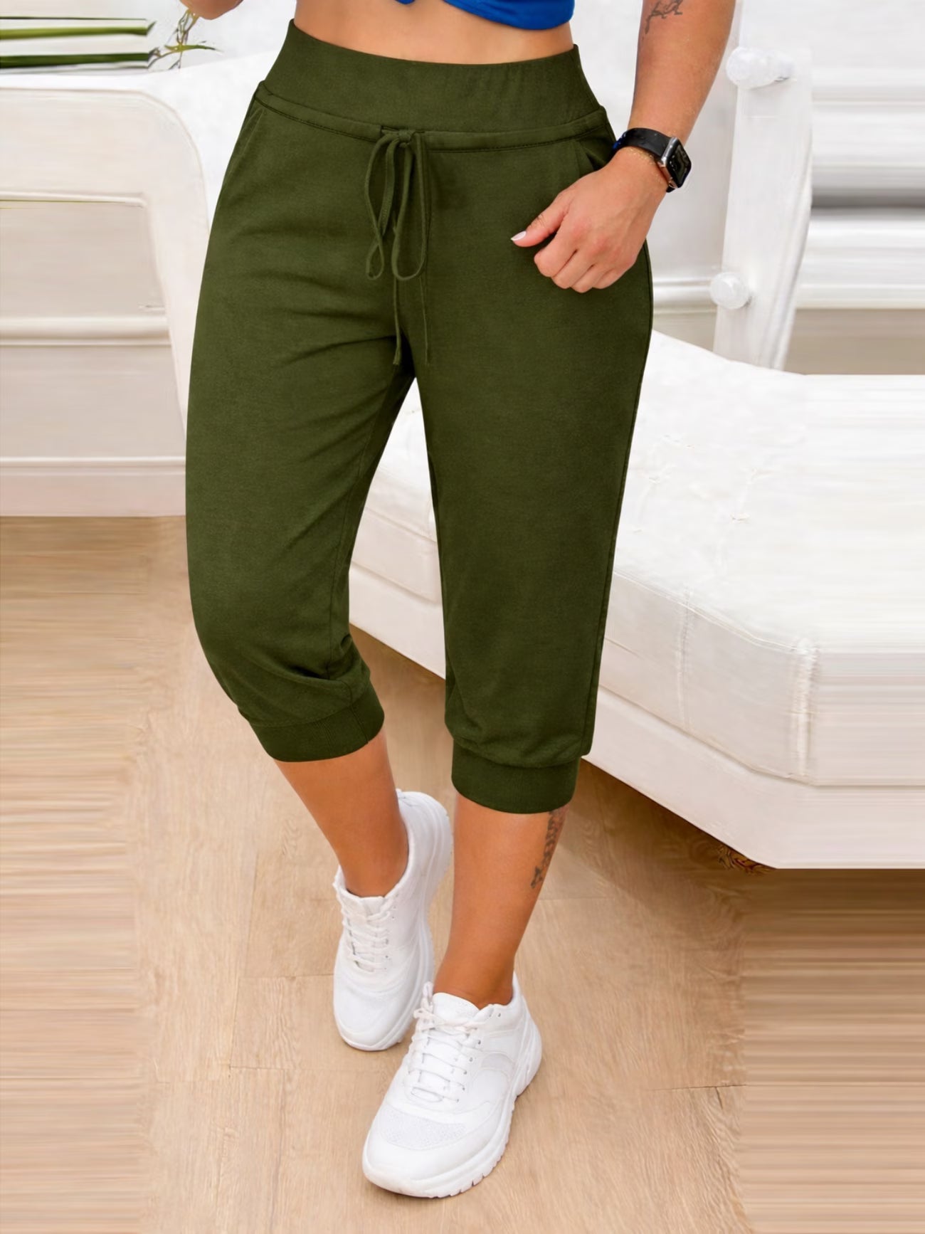 Souplé — Hochtaillierte Slim Stretch Jogger