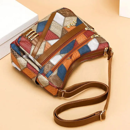 Verabelle — Weiche PU-Leder Tonale Schultertasche