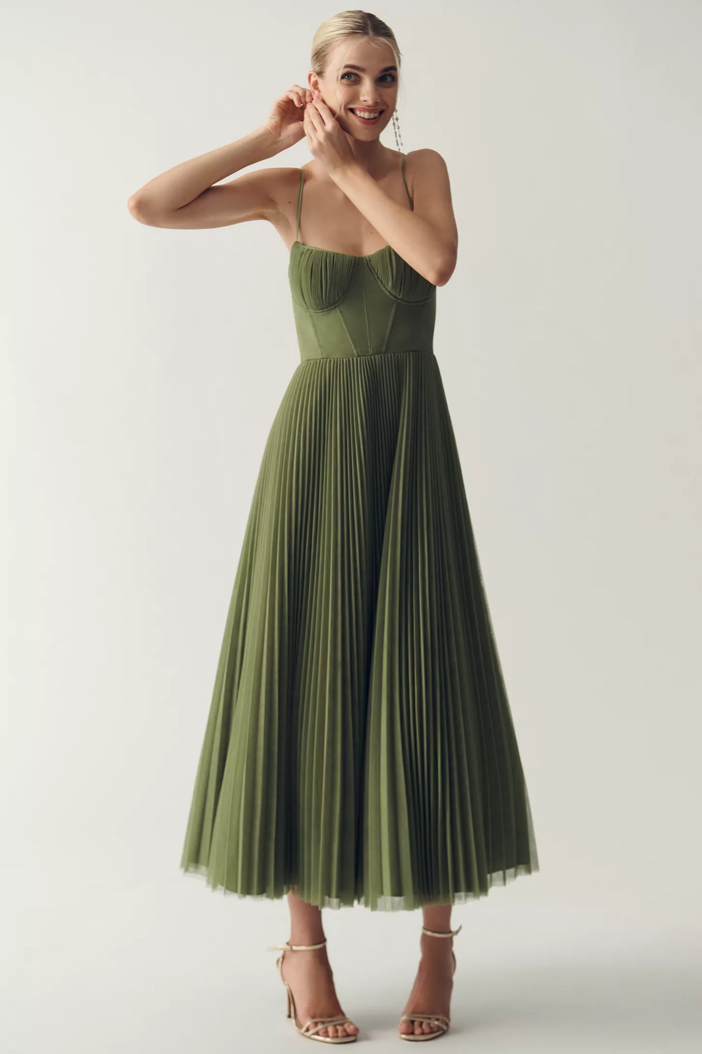 La Sartoro — Rückenaus Midi-Kleid
