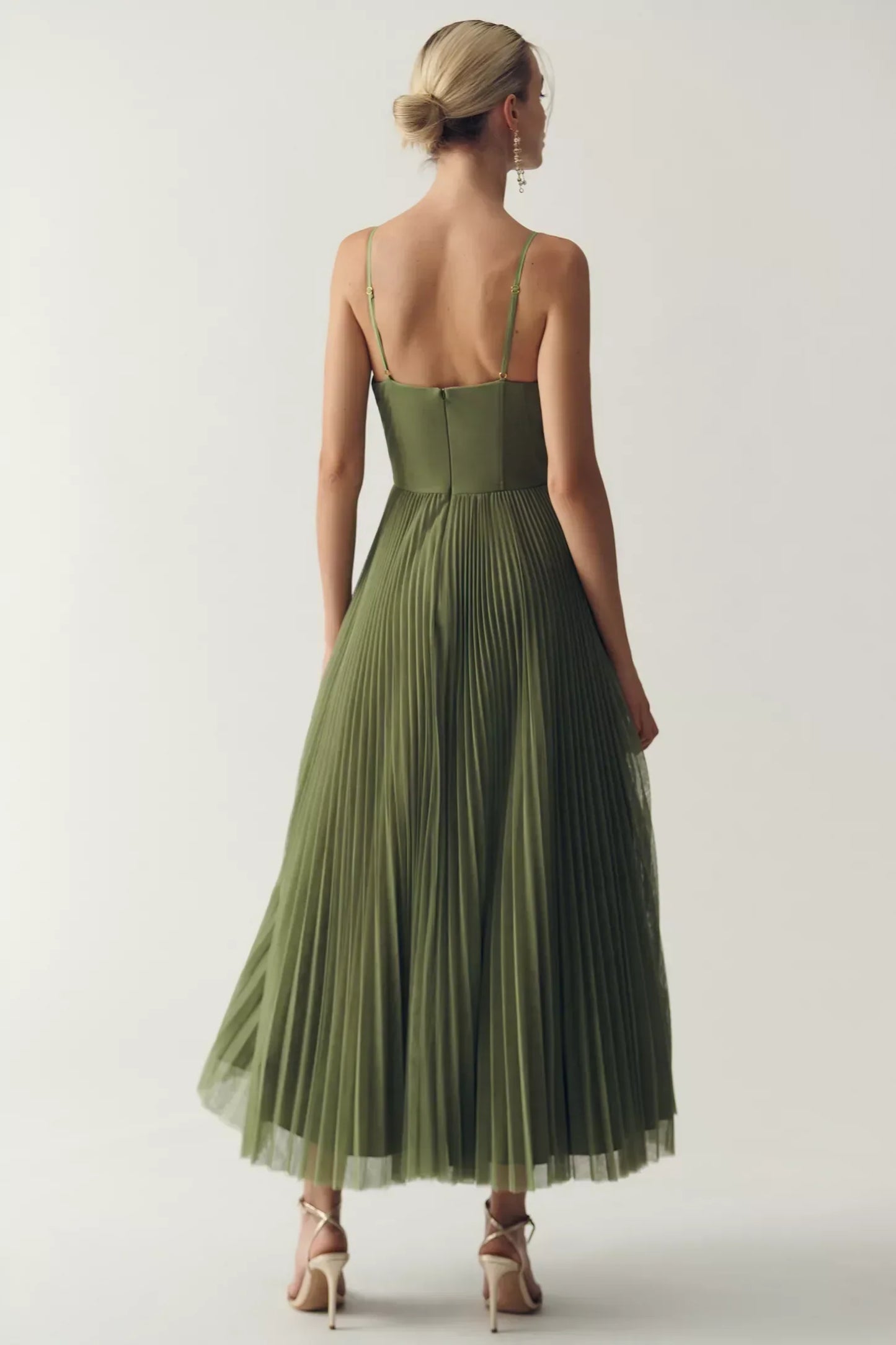 La Sartoro — Rückenaus Midi-Kleid