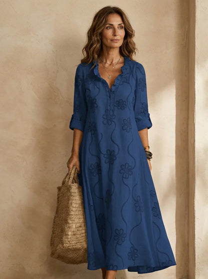 Sienna — Floral Tummy-Control Sommerkleid
