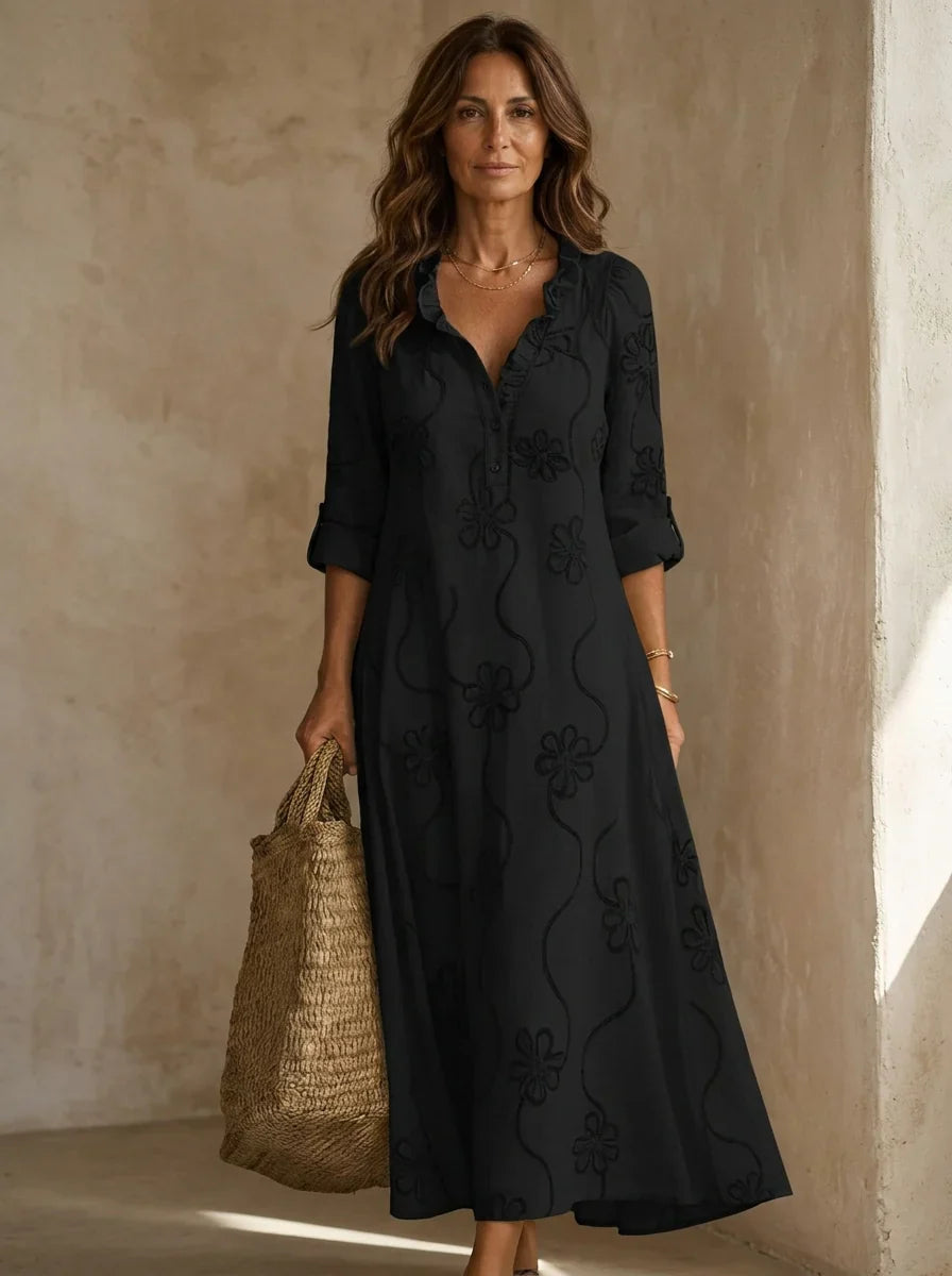 Sienna — Floral Tummy-Control Sommerkleid