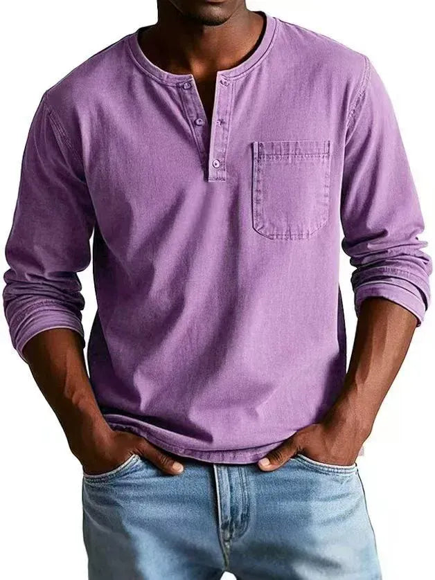 Der Weston — Vintage Henley Tee