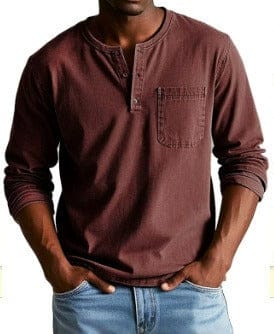 Der Weston — Vintage Henley Tee
