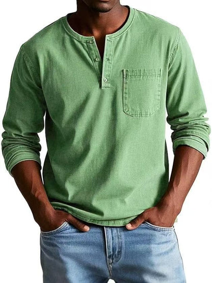 Der Weston — Vintage Henley Tee